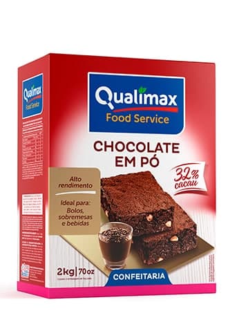 Chocolate em Pó Qualimax 32% Cacau 2kg